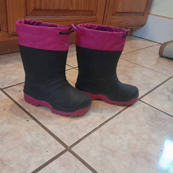 Waterproof insulated rubber boots kids size 9 - Picture 6 of 6